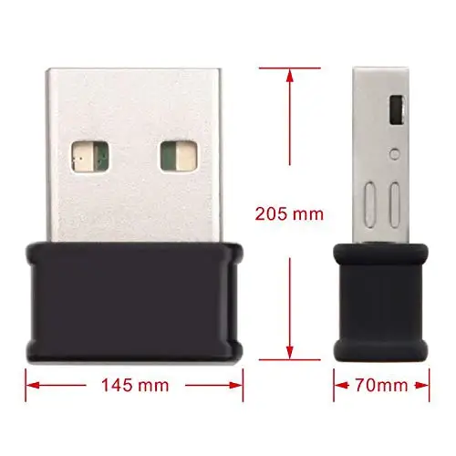 AMKLE 1200 Мбит/с беспроводной USB Wifi адаптер Lan Ethernet 2 4G 5G Двухдиапазонная Сетевая карта