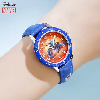 

Disney cartoon character watch spider man children watch American captain cartoon student quartz watch