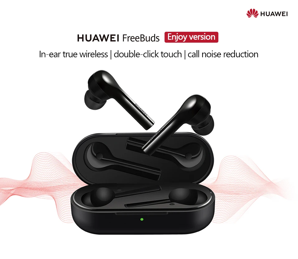 Original Huawei FreeBuds Lite TWS Wireless Bluetooth Earphone In-ear 12 Hours Double Click with Charging box Enjoy Waterproof