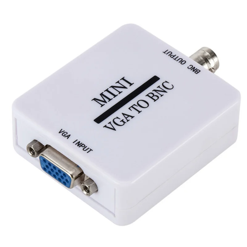 

VGA To BNC Adapter Conversor Digital Switcher Box Mini HD VGA To BNC Video Converter Convertor Box Composite for HDTV Monitor