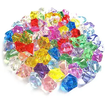 

1 Pack Acrylic simulation Ice Cube DIY Fake Crushed Ice Rock Fish Tank Decor for Phone Case DIY Handmade Material Accessories