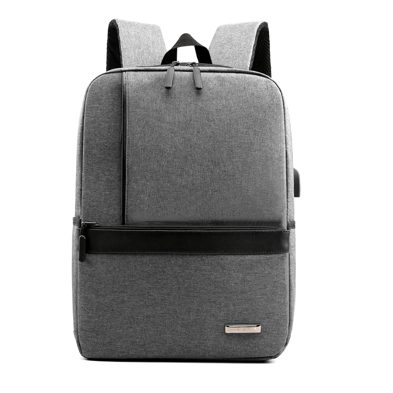 Быстрая рюкзак для ноутбука мужские рюкзаки бизнес ноутбук Mochila водонепроницаемый рюкзак зарядка через usb сумки для путешествий - Цвет: deep  gray