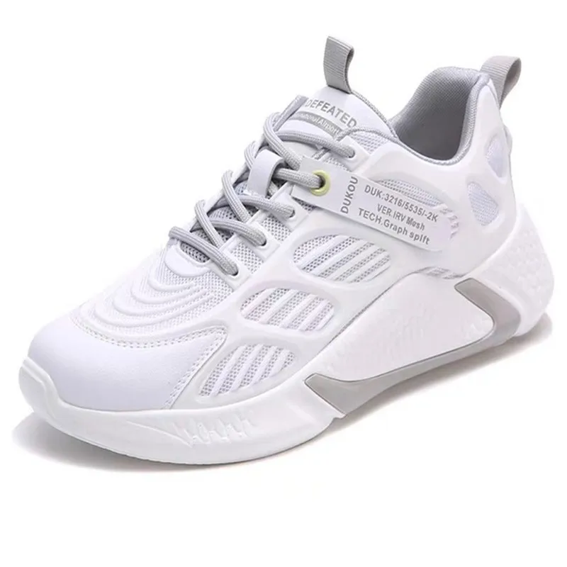 

2020 Women's Sport Shoes Female Brand Sneakers Woman Running Shoes Breathable Antislip Light Flats Running shoes are 4cm taller