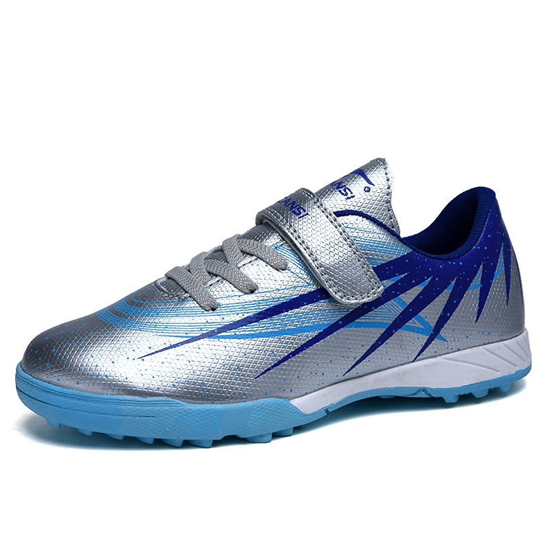 

Blue Gold Kids' Soccer Shoes Kids Cleats Training Football Footwear Sport Sneakers Kids Sneakers Boys Girls Sport Shoes