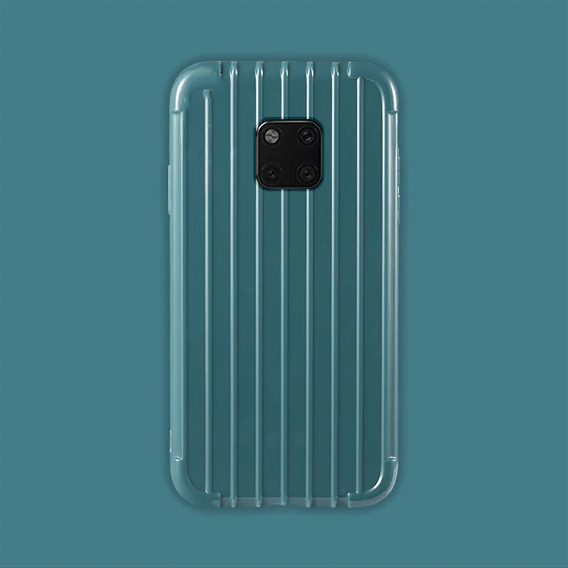 Роскошный багажный чехол для huawei mate 20 pro, Модный милый чехол для костюма, чехол для багажника из ТПУ, силиконовая задняя крышка для huawei mate 20 pro Coque