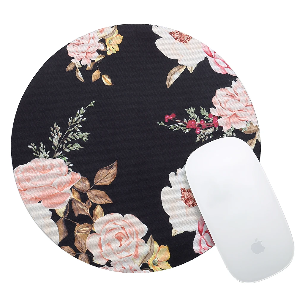 Peony MOSISO коврик для мыши, коврики с цветочным узором для Macbook/ноутбука/ПК планшета, Противоскользящий коврик с эффектом памяти, Комфортный коврик для мыши для игр - Цвет: Peony
