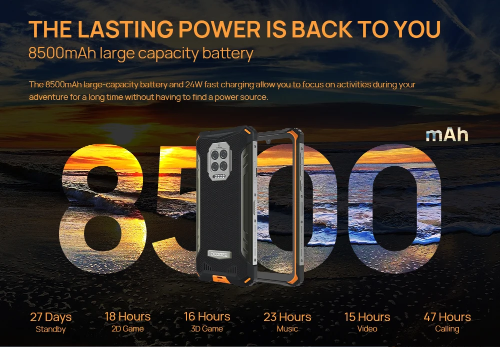 DOOGEE S86 Rugged Smartphone 6GB+128GB 8500mAh Super Battery  Smart Phone IP68/IP69K Mobile Phone HelioP60 Octa Core Android 10 best cheap android cell phone