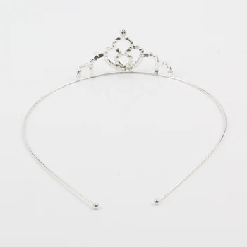 

Crystal Princess Headdress Crown Hairband Mouth Inlaid Rhinestone Head Wear Gift Hairpin Girl Glory Hair Accessories New Product