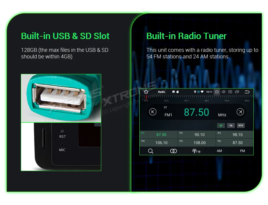 Sale XTRONS 64GB 4GB 9