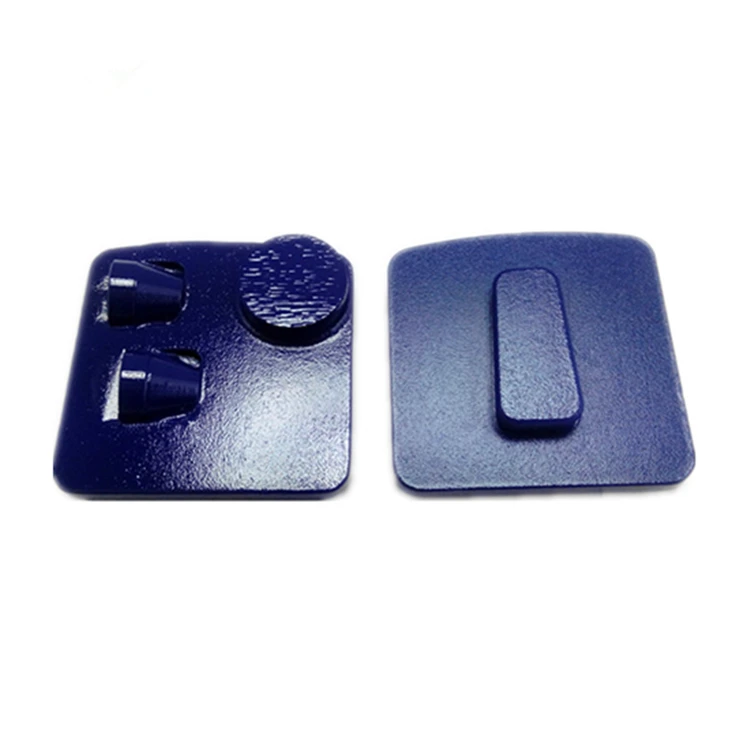 

PCD20 Epoxy Glue Concrete Coating Removing PCD Grinding Shoes with Two Half PCD One Round Segment PCD Grinding Tools 12PCS