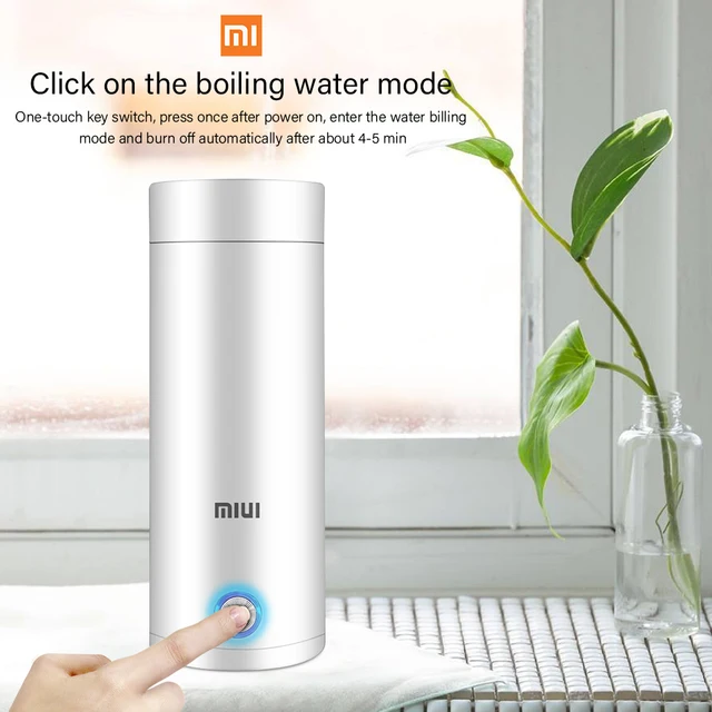 Xiaomi MI Tragbarer Wasserkocher Edelstahl 0,4l 300W 4
