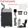 completely set parts for iPhone 6 front rear camera home button key charging dock power volume flex cable WIFI GPS loudspeaker ► Photo 3/6