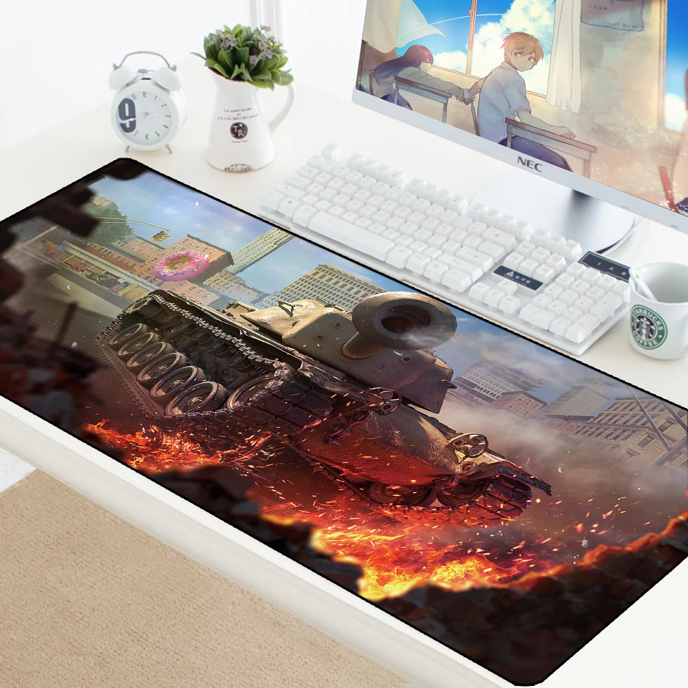 Коврик для мыши 70x30 см Коврик для мыши подарок для мальчика игровой коврик для мыши геймера персонализированные коврики для мыши Клавиатура компьютер PC коврик коврики World of Tanks