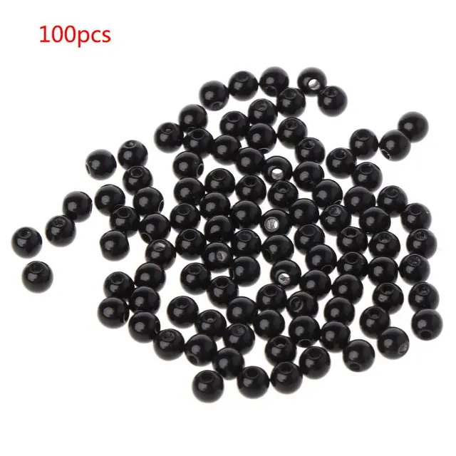 100pcs 3-12mm Black Safety Doll Eyes Sewing Beads For DIY Bear Stuffed Toys Scrapbooking Crafts 5
