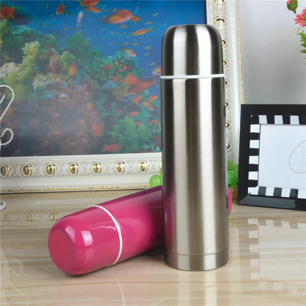New Arrival 500ml Stainless Steel Tea Milk Water Drink Coffee Flask Vacuum Bottle Cup keep water 5