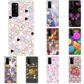 

Transparent Case for Huawei Honor 30 30Pro 30 Pro PLus Luxury Cute Cartoon Honor30 Silicon Tpu Case Full Protective Back Cover