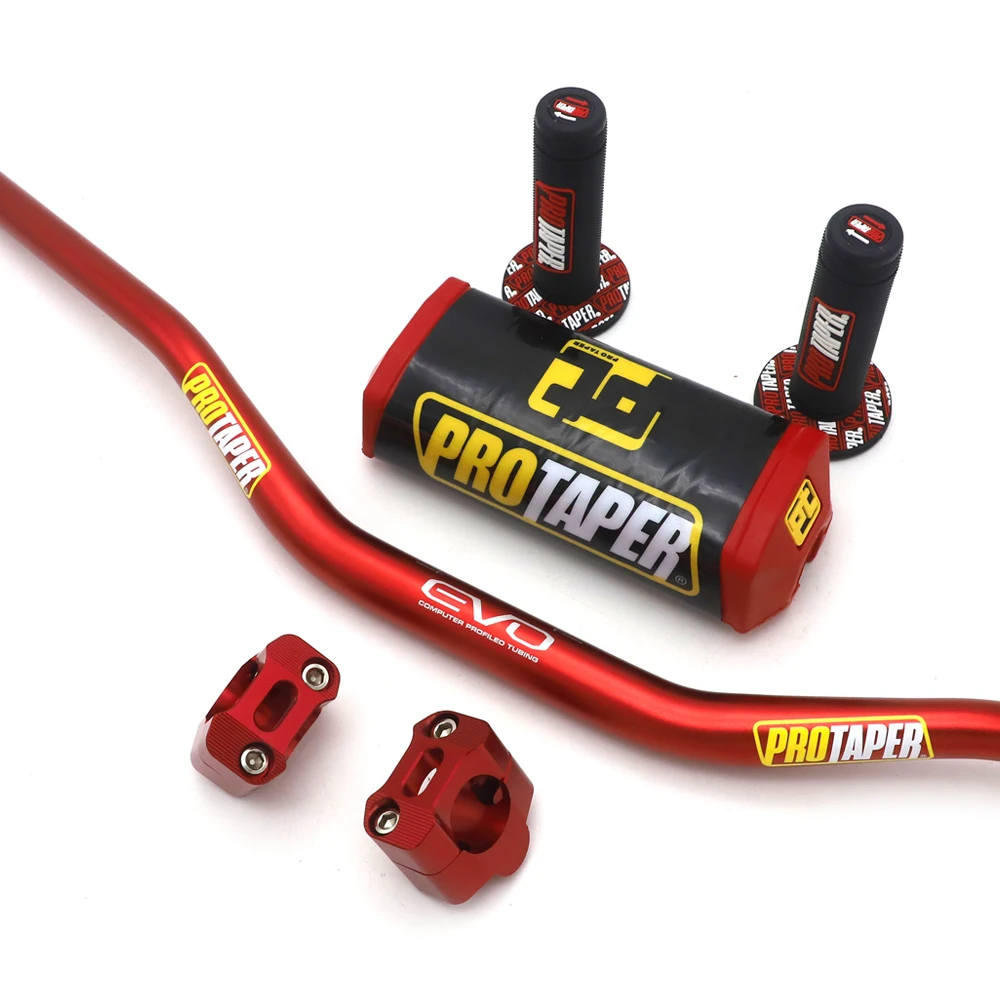 Руль PRO Taper Pack Fat Bar 1-1/" Dirt Pit велосипед мотоцикл для мотокросса руль 810 мм Длина 28 мм PRO Алюминий - Цвет: D