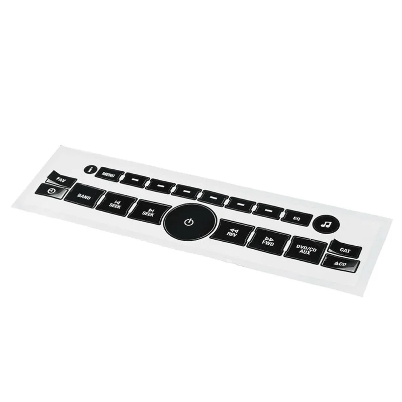

Car Radio Control Button Stickers Replacement Decal For Chevy GM Buick 2007-2014 Automotive Interior Accessory