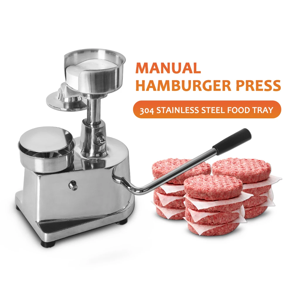 Manual Hamburger Press Burger Maker Machine Round Meat Shaping Aluminum Forming Burger Patty Meat Pie Maker Kitchen Tool