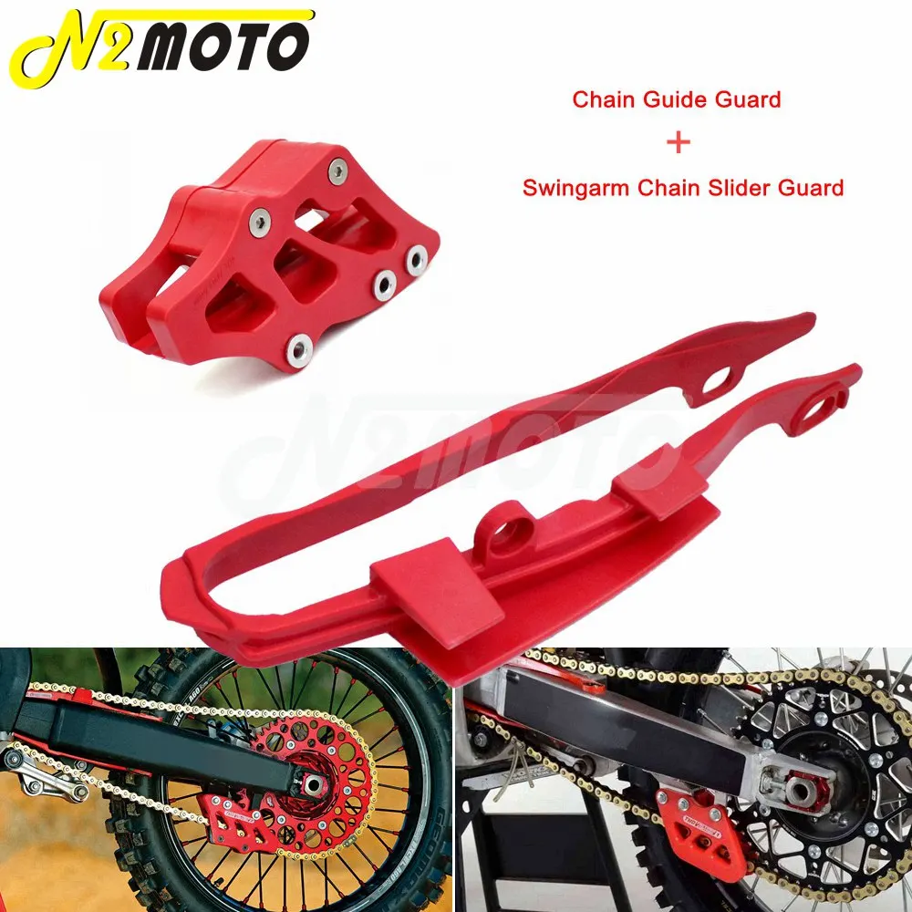 Racing Motocross Dirt Bike Swingarm Chain Guide Guard And Chain Slider