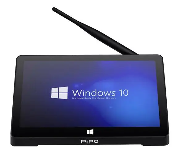 Pipo X9 X9S Windows 10 Mini PC Intel Cherry Trail Z8350 Quad Core 4G/64G Dispositivo de TV inteligente 8,9 pulgadas 1920*1080 pantalla táctil Tablet PC