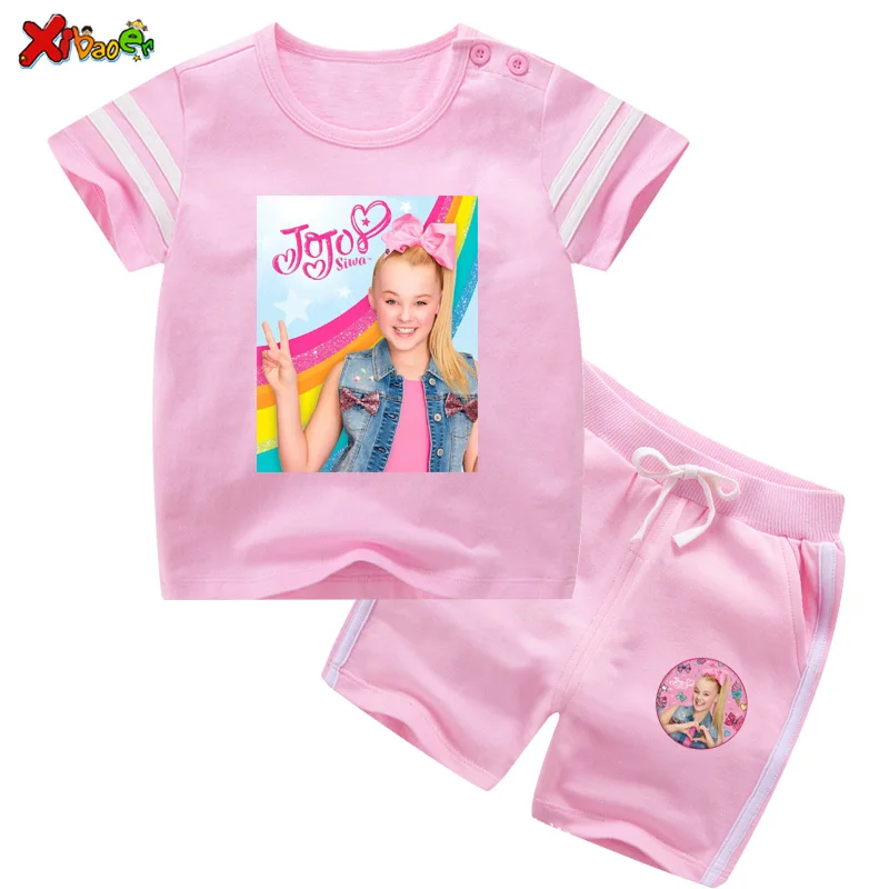 

Clothes for Girl Clothing Set Fashion 2021 Summer New Outfit Kids Suit Toddler Baby Costume Short Sleeve Children 2pcs Sets