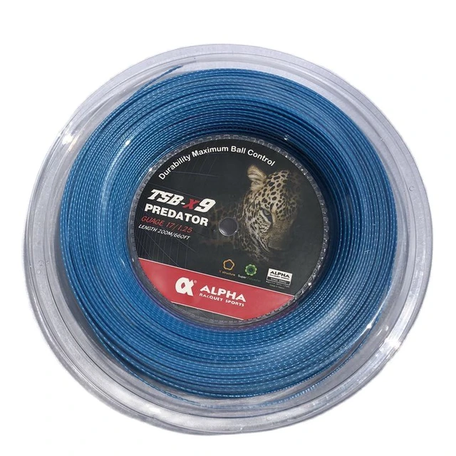 2021 Bamboo Blue Color Polyester Tennis Strings Tennis Racket Strings 200m  Big Reel Spinning Tennis Strings 1.25mm 17g - Tennis Accessories -  AliExpress