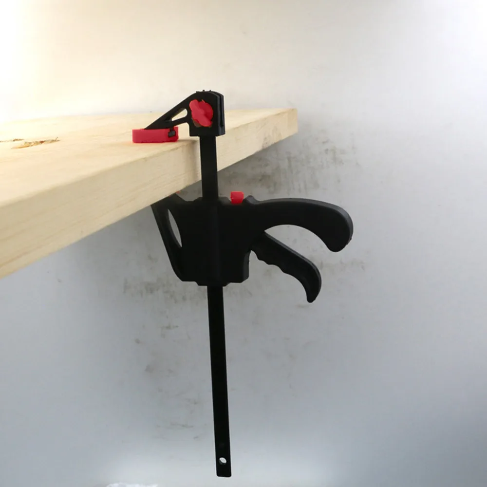 4 дюйма суппорт дерева ручной работы бар выпуск Squeeze ручной инструмент F зажима быстрого Ratchet выпуск Squeeze Diy инструмент для ремонта прочный