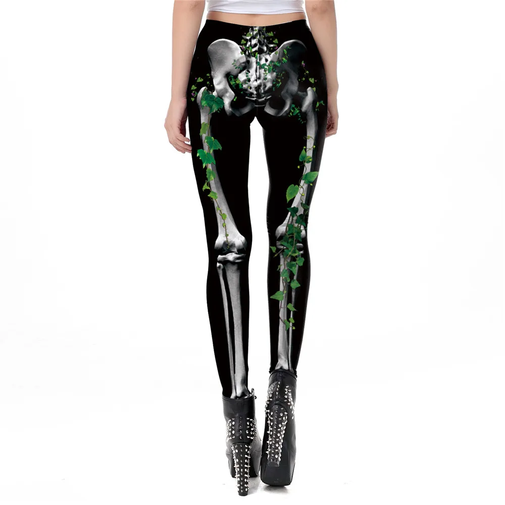 aybl leggings NADANBAO Autumn Slim Sexy Fitness Leggins 2022 Halloween Pumpkin Skeleton 3D Printed Leggings For Women Mid Waist Workout Legins thermal leggings