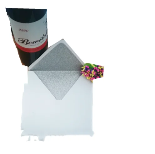 sliver envelope 10 шт Свадебные приглашения лазерная резка карты содержание на заказ печатные конверты ремни бизнес банкеты открытки вечерние принадлежности - Цвет: sliver envelope
