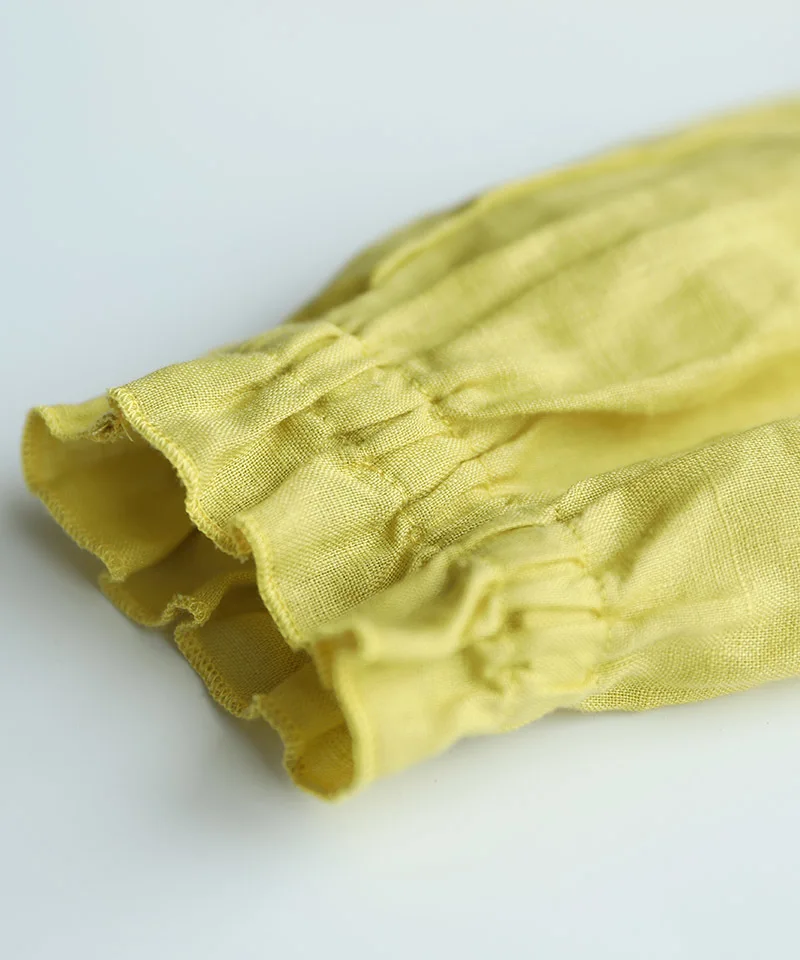 Рубашка с пряжкой из чистого льна грибковым краем сзади верхняя одежда в стиле