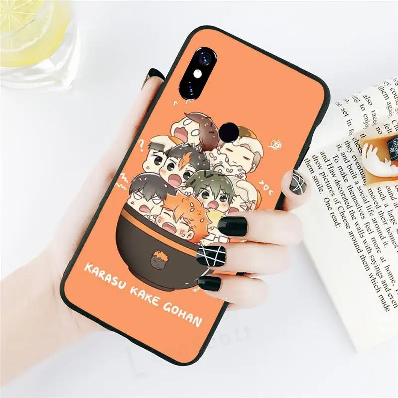 Haikyuu Bóng Chuyền Anime Nhật Bản Ốp Lưng Điện Thoại Xiaomi Redmi Note 4 4X5 6 7 8 Pro S2 PLUS 6A PRO Coque Vỏ Funda Thân Tàu xiaomi leather case cover