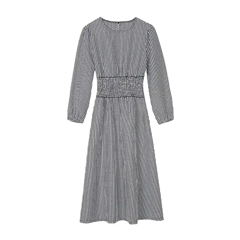 vestidos xadrez para gordas