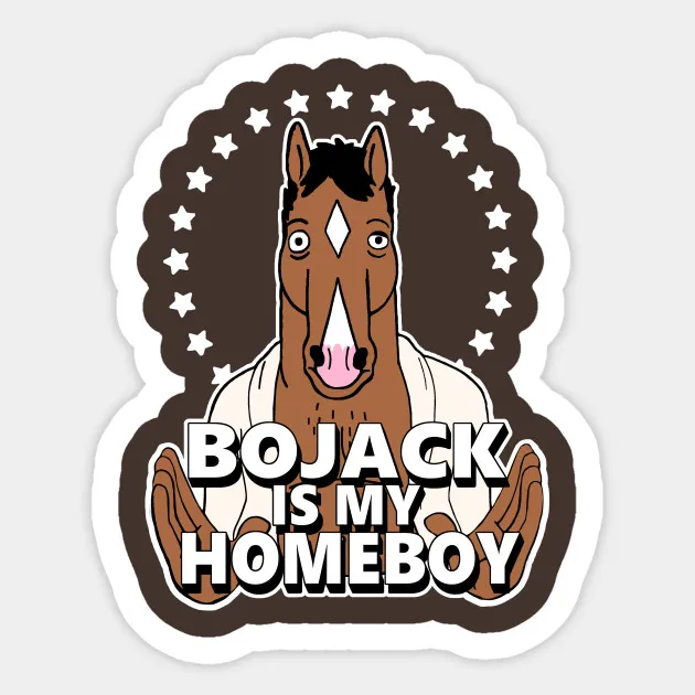 1 шт. стикер Bojack is my Homeboy игрушечный для багажа наклейка мотоцикла и чемодана