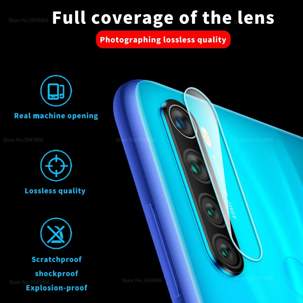 

9D Camera Len Film For Redmi 8 8A Back Lens Film For Xiaomi Redmi Note 8T 8A 8 Pro Camera Screen Protector Soft Tempered Glass