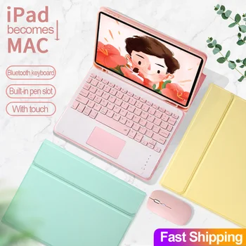 

Touchpad Keyboard For iPad Case Pro 9.7 10.5 10.9 11 Air 2 3 4 2017 2018 2019 2020 ipad 10.2 7th 8th 6th Generation Cover Mouse