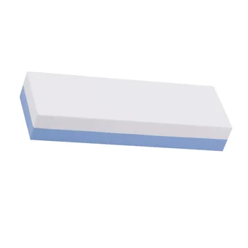 

Durable Cutter Sharpener Double-sided Grindstone Strip Angle Sharpening Stone Kitchen Supplies for Home (Blue and White)