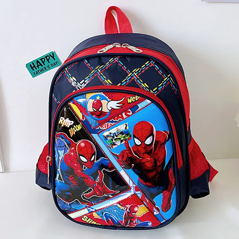 Marvel Boys Fashion Spiderman Backpack Bags For Children Avengers Cartoon Printing Handbags Kids Cute Waterproof Schoolbags Gift