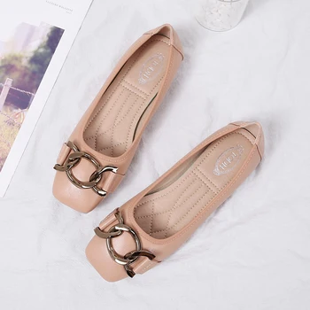 

Flat Shoes Women Ballerina Flats Wedding Shoes Slip on Loafers Flat Heel Ladies Shallow Mouth Casual Shoe Zapatos Mujer Size 41