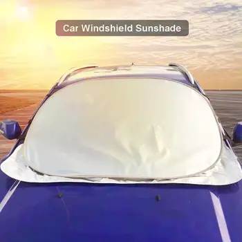 

Car Exterior Protection Snow Blocked Car Snow Cover Ice Protector Visor Sun Shade Front Windshield Cover Block Shields for Cars