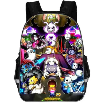 

Anime Undertale Backpack for Girls Boys Book Bag Sans Women mochila Men Travel Bag Undertale Children Teenage School Backpacks