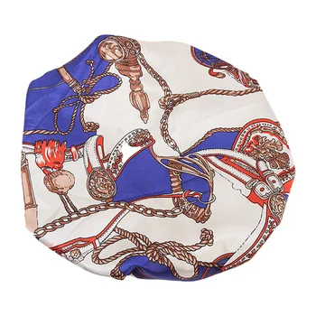 

2pcs Nightcap Practical Bathing Cap Sleeping Cap Polyester Nightcap for Home Trip