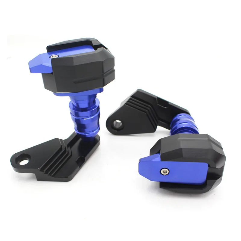 blue Motorcycle Falling Protection Frame Slider Fairing Guard Crash Pad Protector For SUZUKI GSXR1000 GSX-R1000 GSXR 1000 2009 - Color: blue