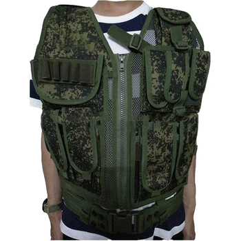 

EMR Camo Summer Grid 6 Magazine Pouch Tactical Vest - EMP Camo