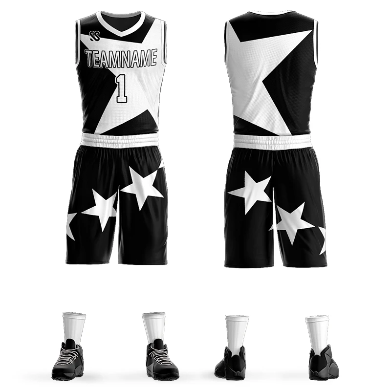 Custom Unique Basketball Jersey Set Creative Basketball Shirt Vest And  Shorts Suit Game Training Basketball Uniform for Men/Kids