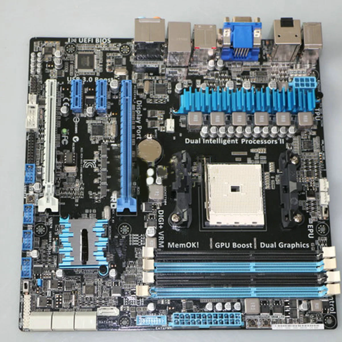 Для ASUS F2A85-M PRO FM2 A85 материнская плата DDR3 AMD VGA + DVI поддержка A10 5800K Mobo | Компьютеры и