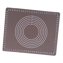 Промо-акция! Силиконовый кондитерский коврик для кондитерской прокатки с измерениями, жаростойкий стол коврик Кондитерская доска, многоразовые N