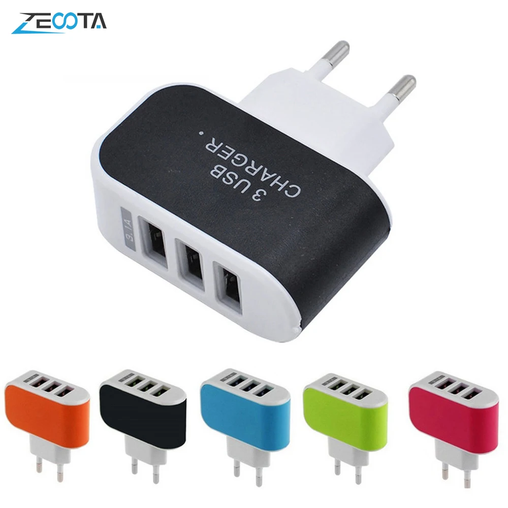 Настенное зарядное устройство с 3 USB портами|Зарядные устройства| |