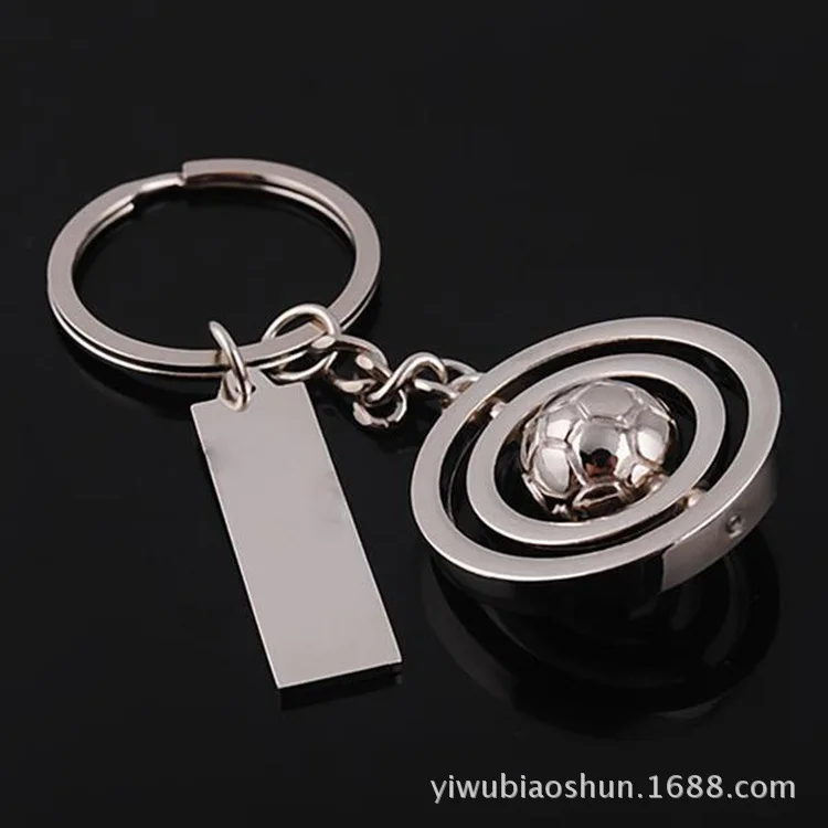 Креативный мужской Кубок мира для спорта, баскетбола, футбола брелок для ключей «гольф» мини-модель вращающийся динамический брелок