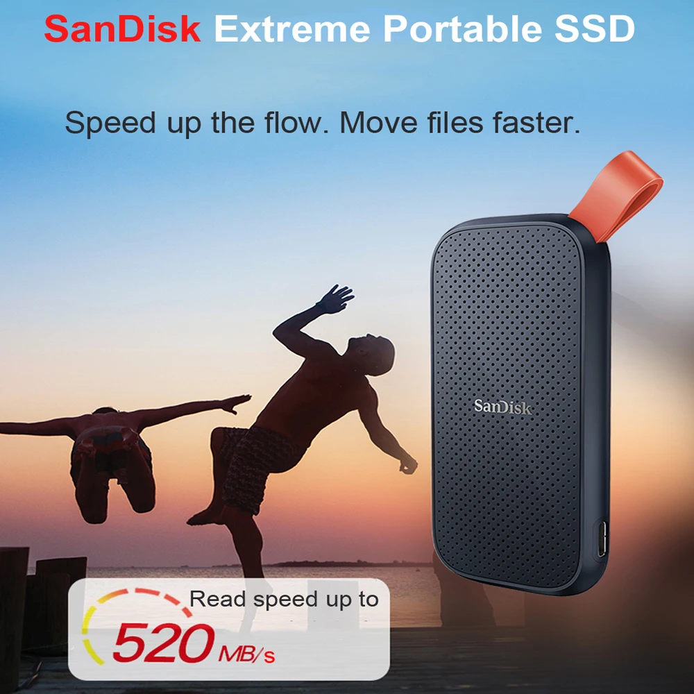 SanDisk-SSD E30 E60 E61 E81 ͽƮ  4 ׶Ʈ 2 ׶Ʈ 1 ׶Ʈ 480GB, USB 3.1 -A/C ޴  ָ Ʈ ̺ NVME ϵ ũ